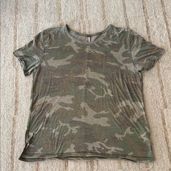 Free People Tops - Free People Camoflauge Women's T-Shirt